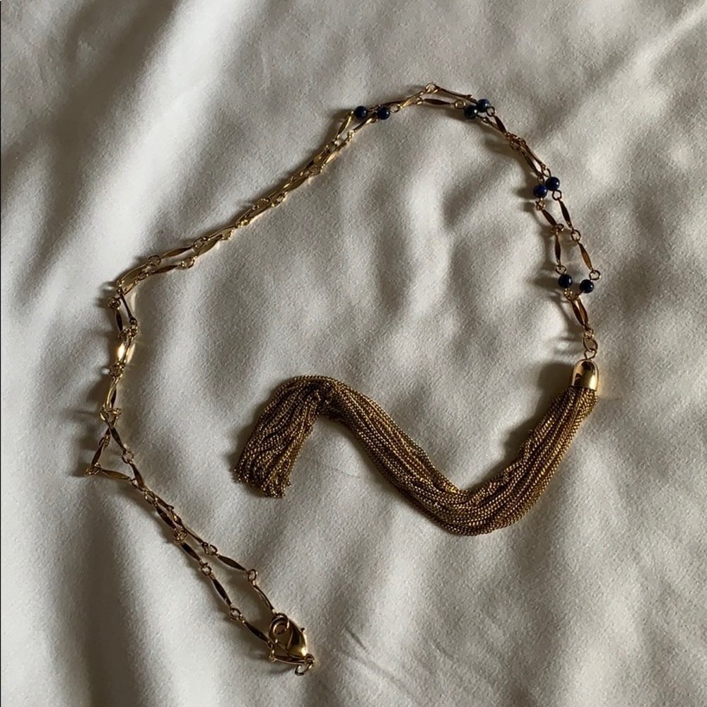 Lapis Lazuli Tassal Neckless